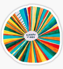 happy vibes Sticker