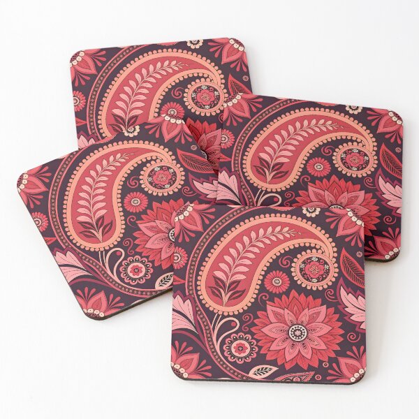 Item preview, Intricate paisley pattern with floral designed and sold by trendspatterns.