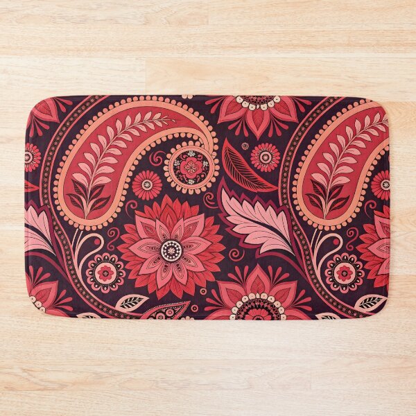 Item preview, Intricate paisley pattern with floral designed and sold by trendspatterns.