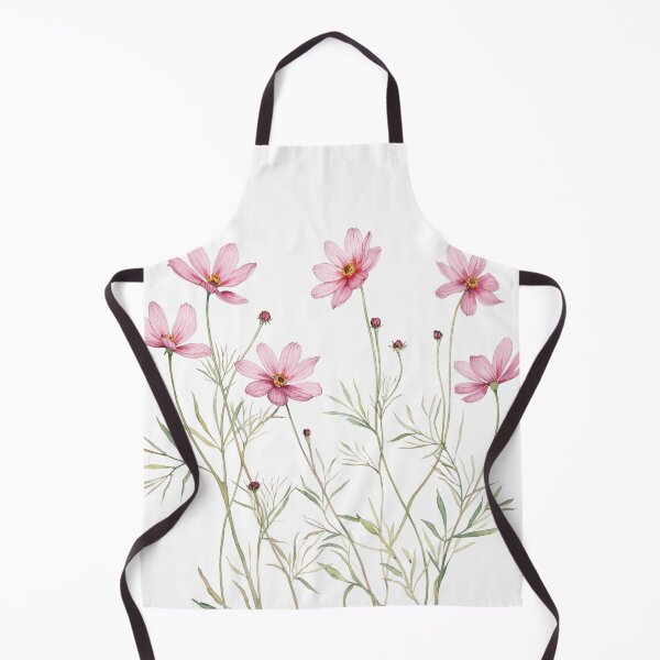 Item preview, Pink cosmos flower watercolor painting designed and sold by uunaa.