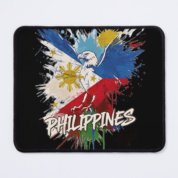 Item preview, Philippines Eagle Flag Art – Filipino Pride Design, Patriotic Street Art, Philippine Flag Illustration designed and sold by ScapeCraft.