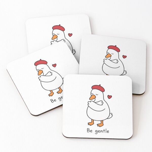 Item preview, Be Gentle Goose Sticker designed and sold by ByLusya.