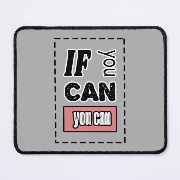 Item preview, Inspirational Quote - If You Can You Can - Bold Typography Design designed and sold by PixelParinda.