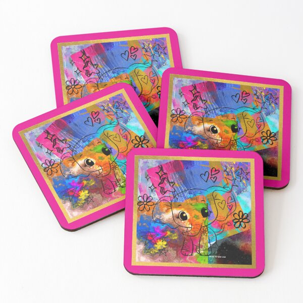 Item preview, Whimsical Colorful Elephant  designed and sold by artbyomega.