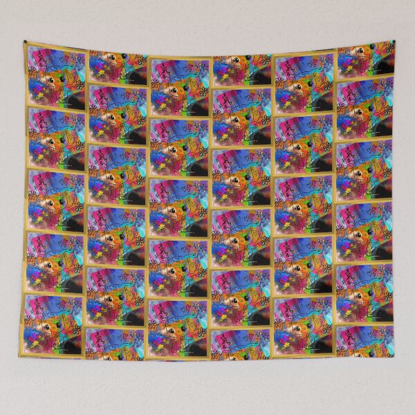 Item preview, Whimsical Colorful Elephant  designed and sold by artbyomega.