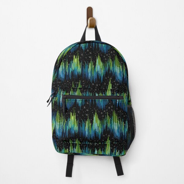 Item preview, Abstract Northern Lights Pine Forest Starry Sky designed and sold by NicolasGlowArt.