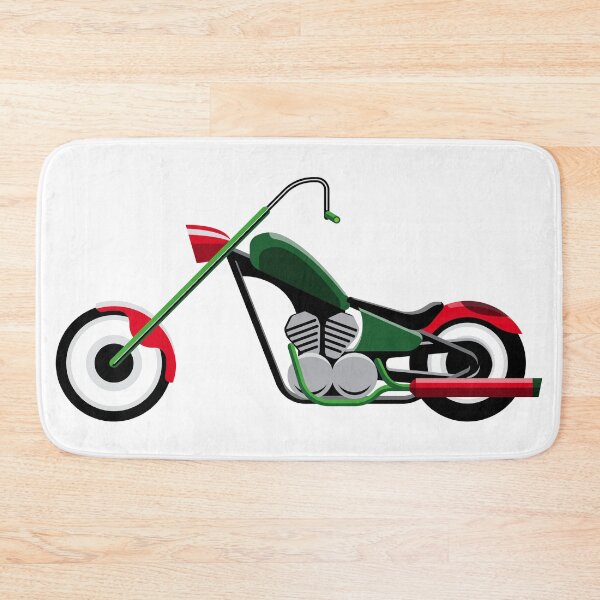Item preview, Vintage Custom Chopper - Emerald Green & Red Edition designed and sold by Art-Essa.