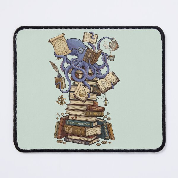 Item preview, Reading Octopus, tea, coffee and books gift Classic T-Shirt designed and sold by sanorastyle.