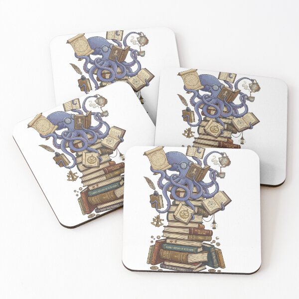 Item preview, Reading Octopus, tea, coffee and books gift Classic T-Shirt designed and sold by sanorastyle.