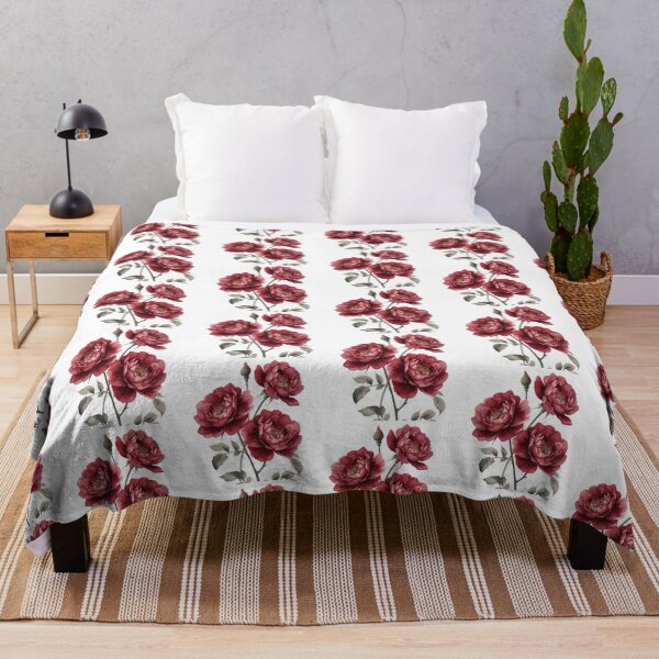 Item preview, Red roses watercolor painting designed and sold by uunaa.
