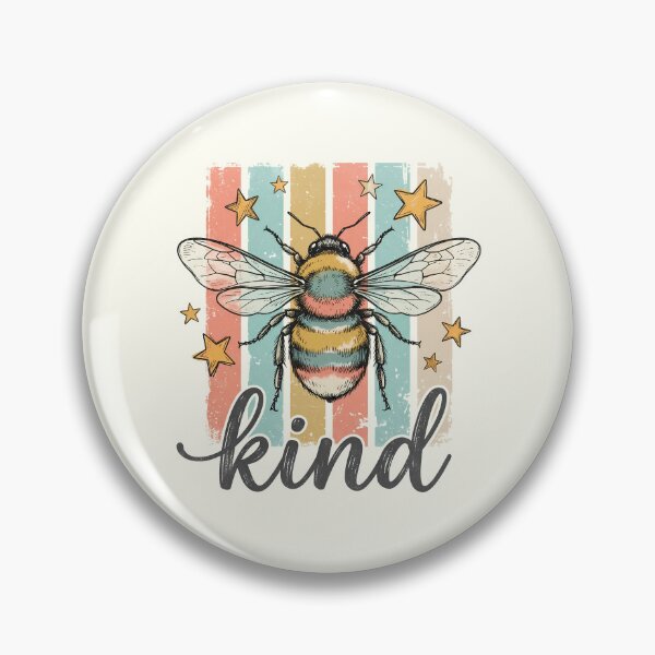 Item preview, Bee Kind — Vintage Floral Bee Illustration designed and sold by FrescoDesign.