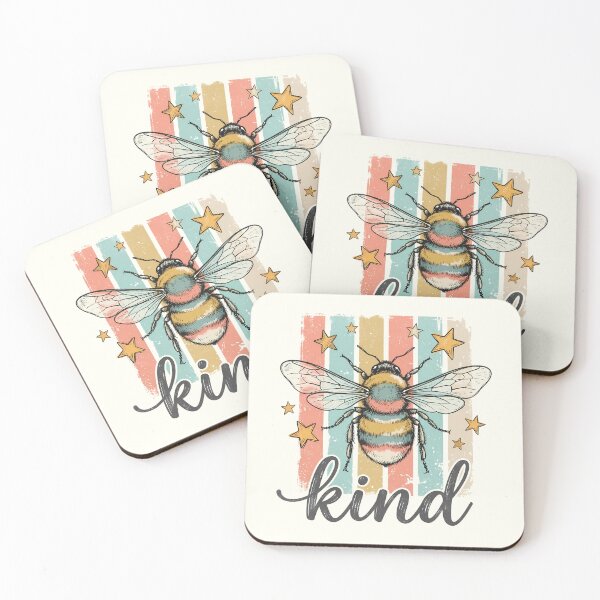 Item preview, Bee Kind — Vintage Floral Bee Illustration designed and sold by FrescoDesign.