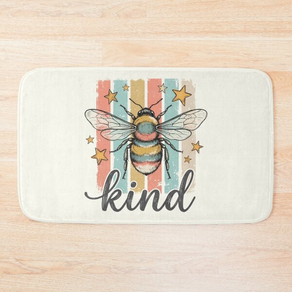 Item preview, Bee Kind — Vintage Floral Bee Illustration designed and sold by FrescoDesign.