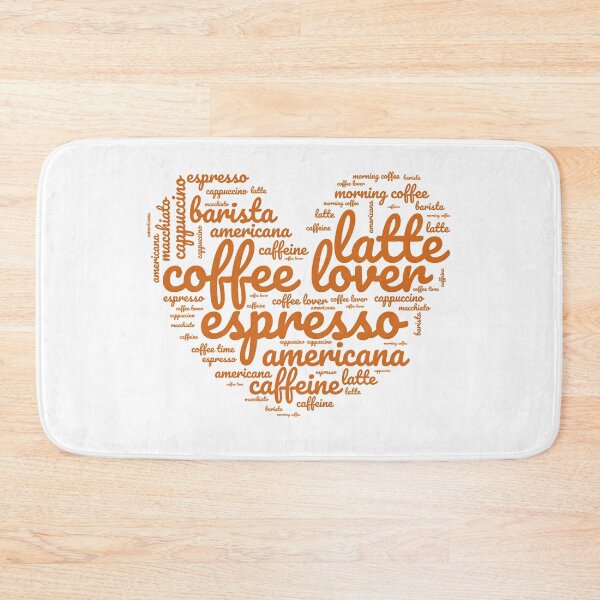 Item preview, Coffee Word Cloud Heart – Coffee Lover Typography Design for Coffee Addicts designed and sold by ArcticFoxStudio.