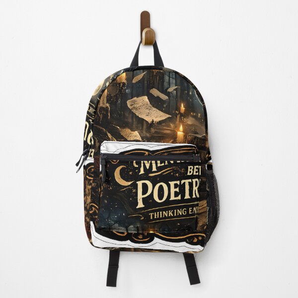 Item preview, Mentally Somewhere Between Poetry And Ruin Raven Dark Academia Aesthetic designed and sold by StickyGuys.