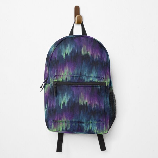 Item preview, Mystical Aurora Borealis Forest Night Sky Abstract designed and sold by NicolasGlowArt.