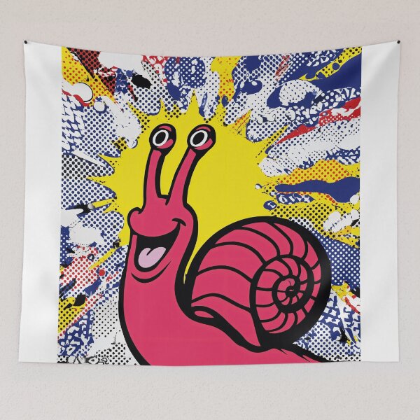 Item preview, Pop Art Style Smiling Snail designed and sold by lautir.