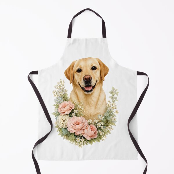 Item preview, Labrador Floral Portrait designed and sold by Liededrom..