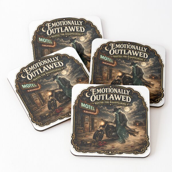 Item preview, Emotionally Outlawed Ghost Cowboy Desert Noir Aesthetic designed and sold by StickyGuys.