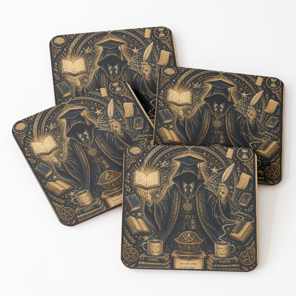 Item preview, The Academic Weapon Tarot Card – Mystical Scholar Dark Art | Witchy Student Gift designed and sold by irfanshikh.