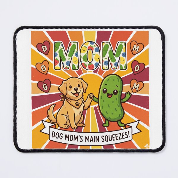 Item preview, Dog Mom’s Main Squeezes Funny Dog Mom Shirt – Best Mom In The Multiverse Cute Pickle Dog Design – Mother’s Day Gift for Dog Lovers designed and sold by Basma Designs | Funny Shirts, Stickers & Mugs.
