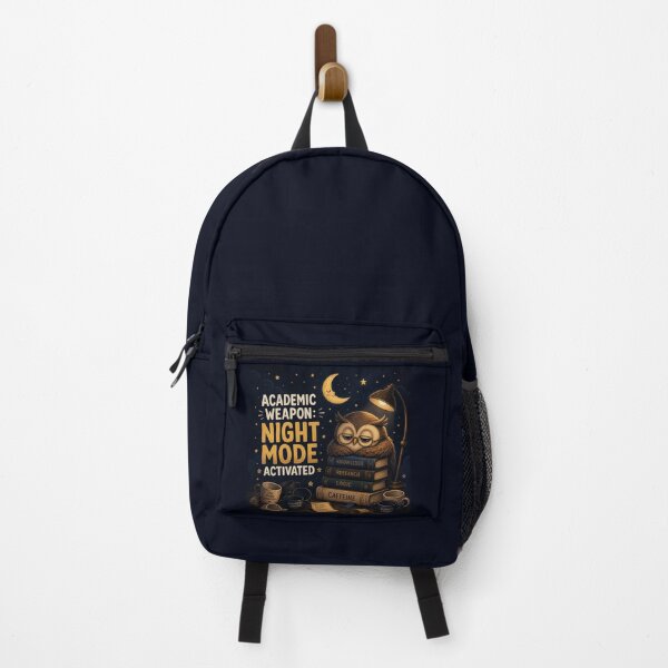 Item preview, Academic Weapon Night Mode Activated – Cute Owl Student Art | Late Night Study Gift designed and sold by irfanshikh.