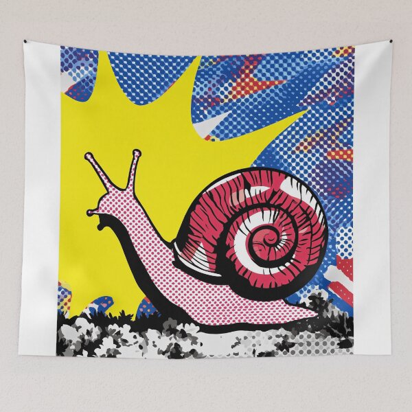 Item preview, Colorful Pop Art Snail designed and sold by lautir.