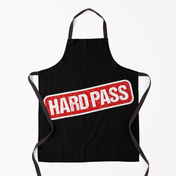 Item preview, Hard Pass, Red Stamp Outline designed and sold by Memes N Lore .
