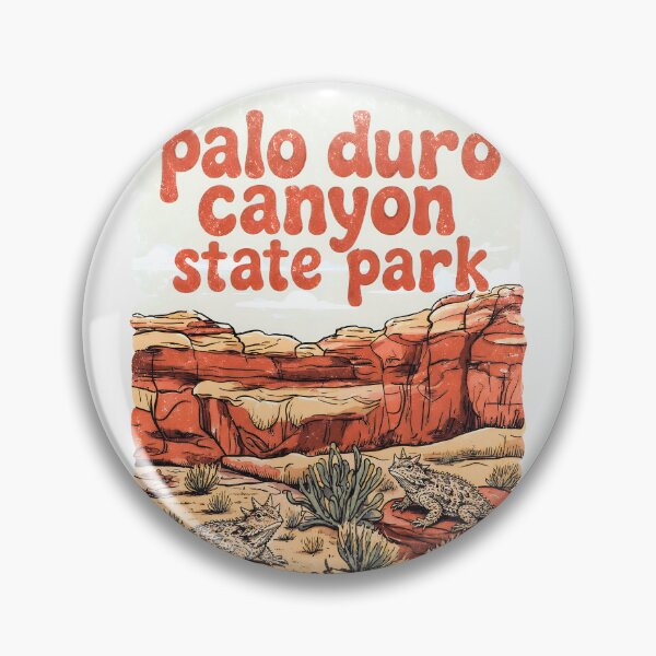 Item preview, Parque Palo Duro Canyon, Texas. Lindo paisaje de montaña retro. designed and sold by HowToCanadian.