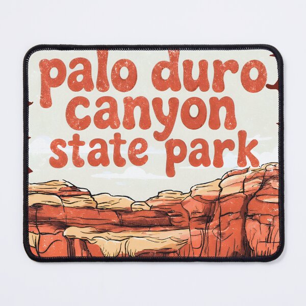 Item preview, Palo Duro Canyon Park Texas Cute Retro Mount Landscape designed and sold by HowToCanadian.