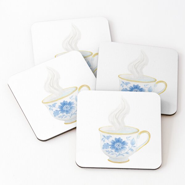 Item preview,  Blue Porcelain Teacup - Porcelain White Base designed and sold by Piret Victoria Ribas.
