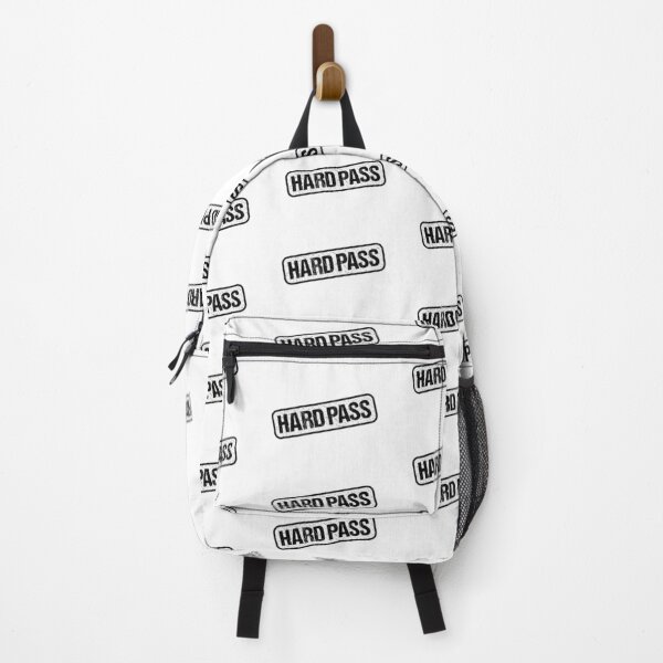 Item preview, Hard Pass, Black and White Stamp Outline designed and sold by Memes N Lore .