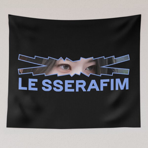 Item preview, Sakura eyes Le Sserafim Logo ver.3 kpop designed and sold by ShiroHero.