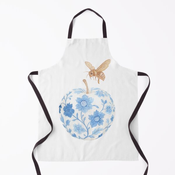 Item preview, Porcelain Apple & Golden Bee - Porcelain White Base designed and sold by Piret Victoria Ribas.