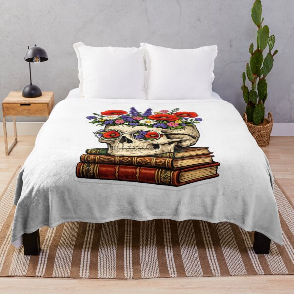 Item preview, Blooming Skull Library designed and sold by ExpertEsche.
