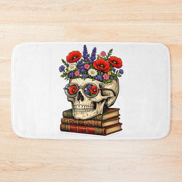 Item preview, Blooming Skull Library designed and sold by ExpertEsche.