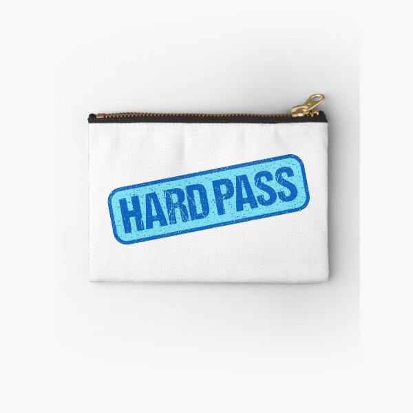 Item preview, Hard Pass, Blue Stamp Outline designed and sold by Memes N Lore .