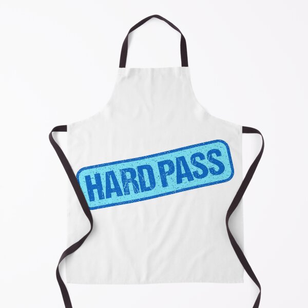 Item preview, Hard Pass, Blue Stamp Outline designed and sold by Memes N Lore .