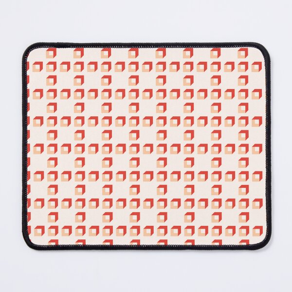 Item preview, Cinnabar, deep peach & seashell cubes designed and sold by Mint + Midnight.