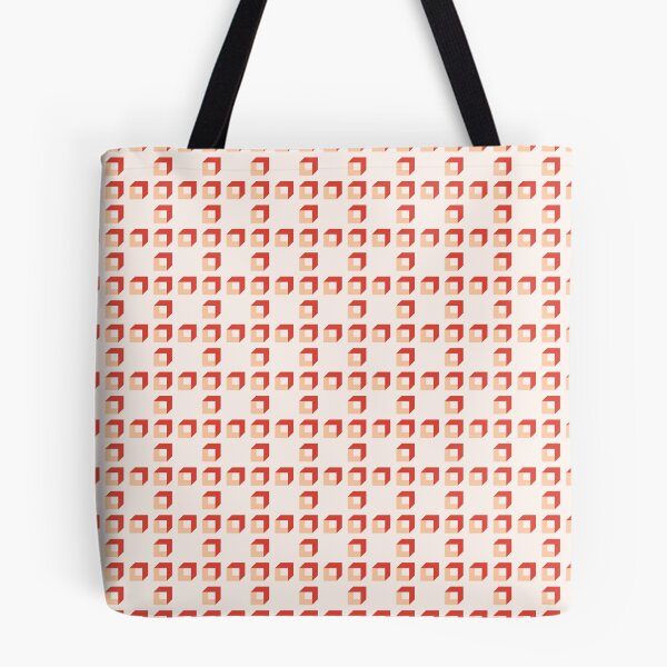 Item preview, Cinnabar, deep peach & seashell cubes designed and sold by Mint + Midnight.