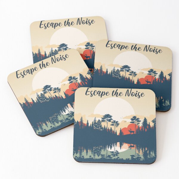 Item preview, Escape the Noise – Nature Wilderness Adventure Design designed and sold by AM.87.
