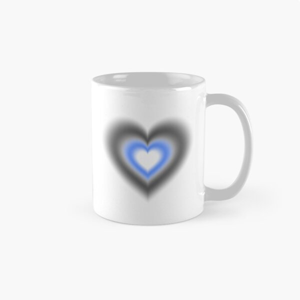 Item preview, Black and blue blurry hearts designed and sold by serenebookworm.