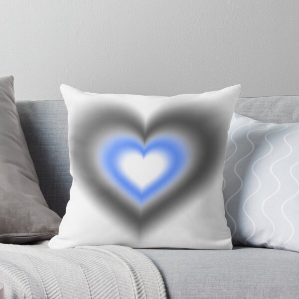 Item preview, Black and blue blurry hearts designed and sold by serenebookworm.