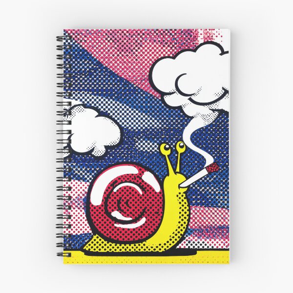Item preview, Whimsical Snail smoking cigarette in Pop Art Style designed and sold by lautir.