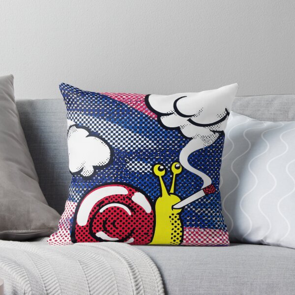 Item preview, Whimsical Snail smoking cigarette in Pop Art Style designed and sold by lautir.