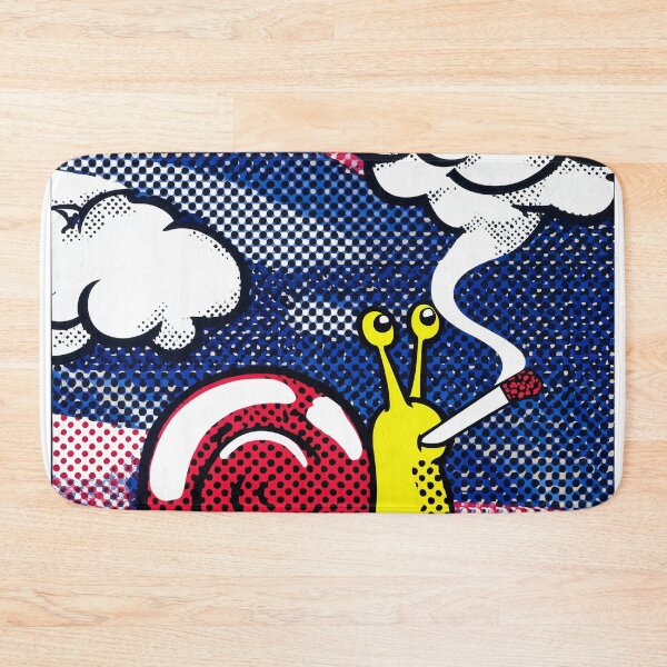 Item preview, Whimsical Snail smoking cigarette in Pop Art Style designed and sold by lautir.