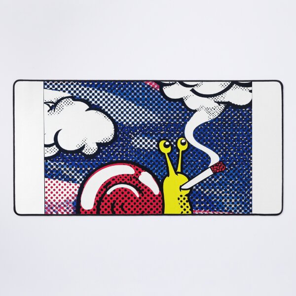 Item preview, Whimsical Snail smoking cigarette in Pop Art Style designed and sold by lautir.