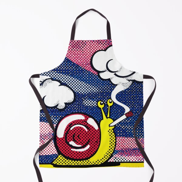 Item preview, Whimsical Snail smoking cigarette in Pop Art Style designed and sold by lautir.