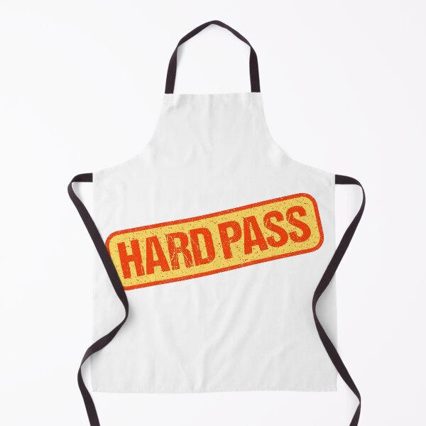 Item preview, Hard Pass, Orange Stamp Outline designed and sold by Memes N Lore .