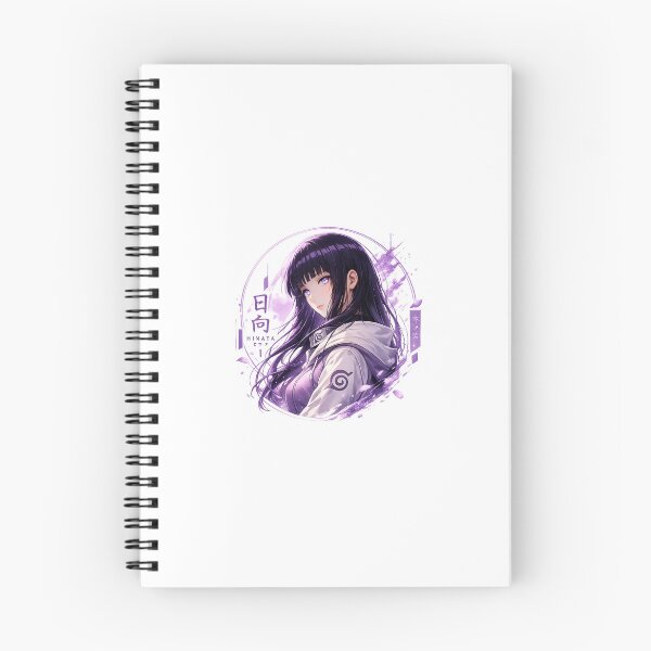 Item preview, Hinata Hyuga Purple Aesthetic Anime Sticker designed and sold by ZenOtaku Lab.